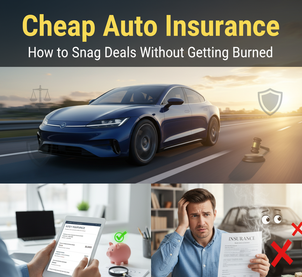 Cheap Auto Insurance How to Snag Deals Without Getting Burned